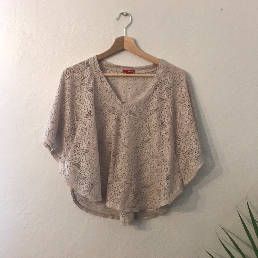 Bongo Lace Poncho Top